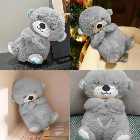 Breathing Teddy Bear with Soothing Music, Comfort Plush